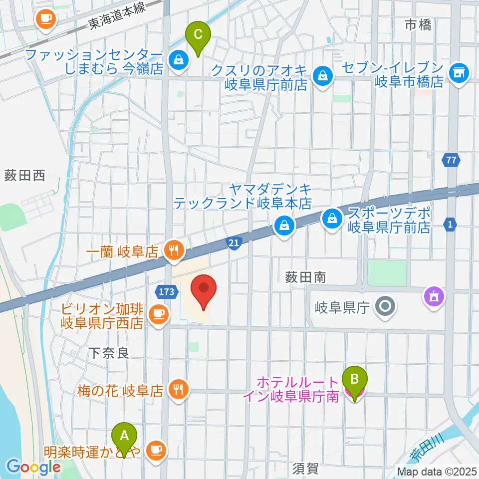 サラマンカホール周辺のホテル一覧地図