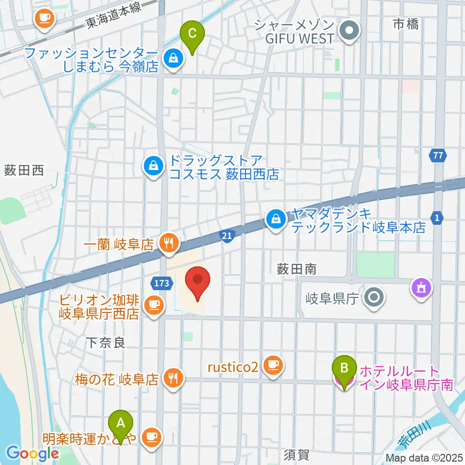 サラマンカホール周辺のホテル一覧地図