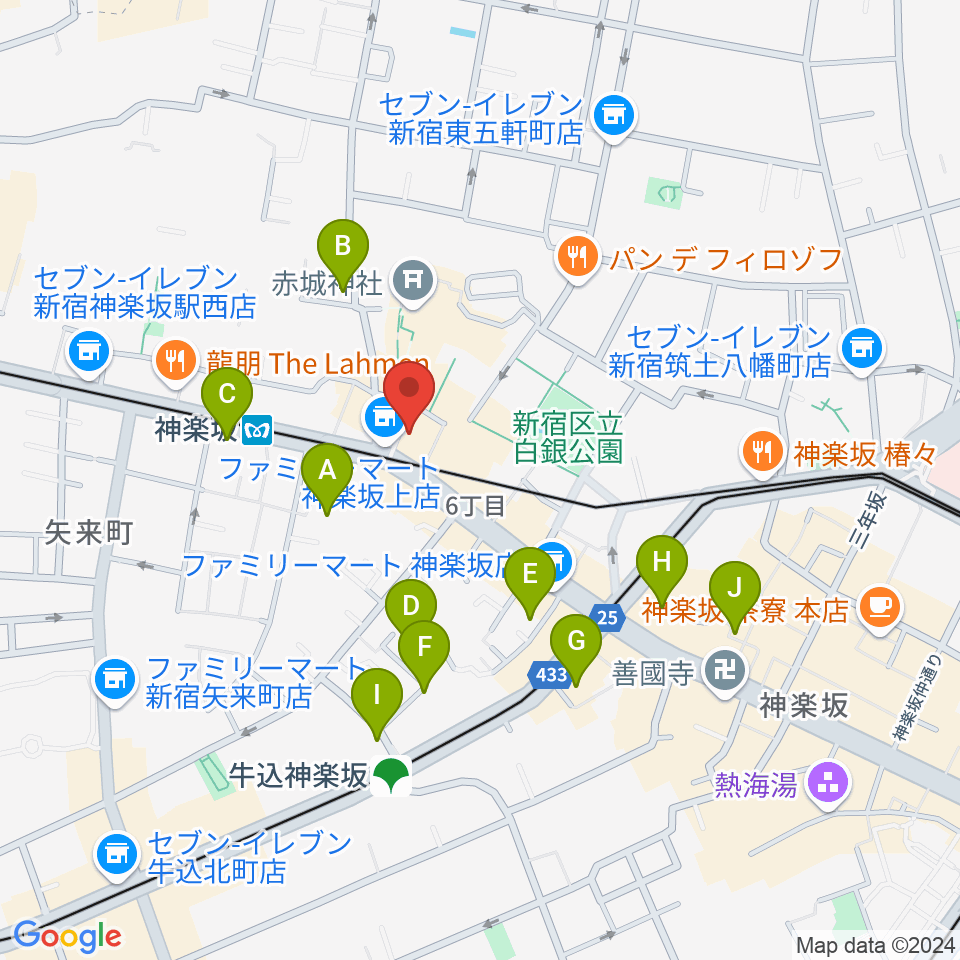 音楽の友ホール周辺のホテル一覧地図