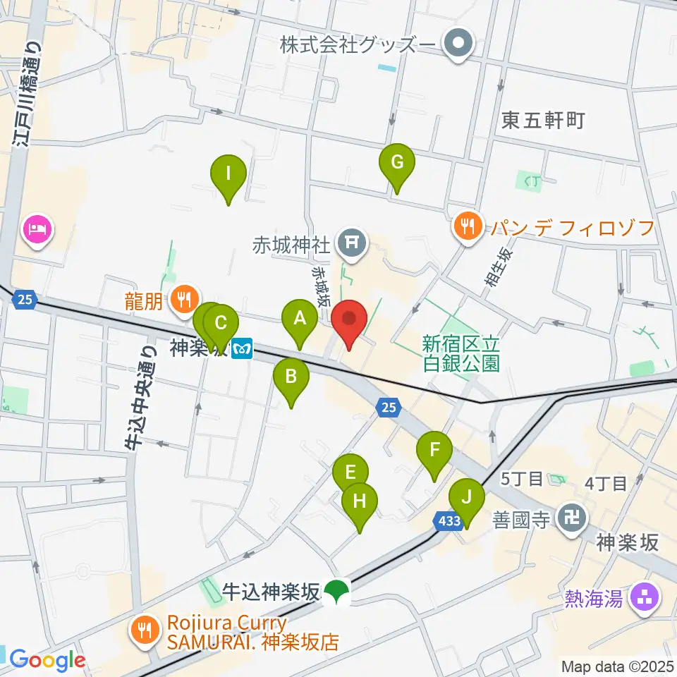 音楽の友ホール周辺のホテル一覧地図