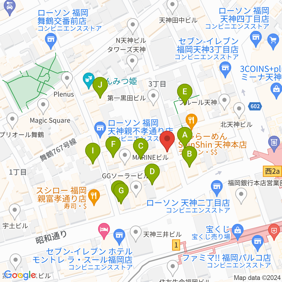 MRTミュージックスタジオ周辺のホテル一覧地図