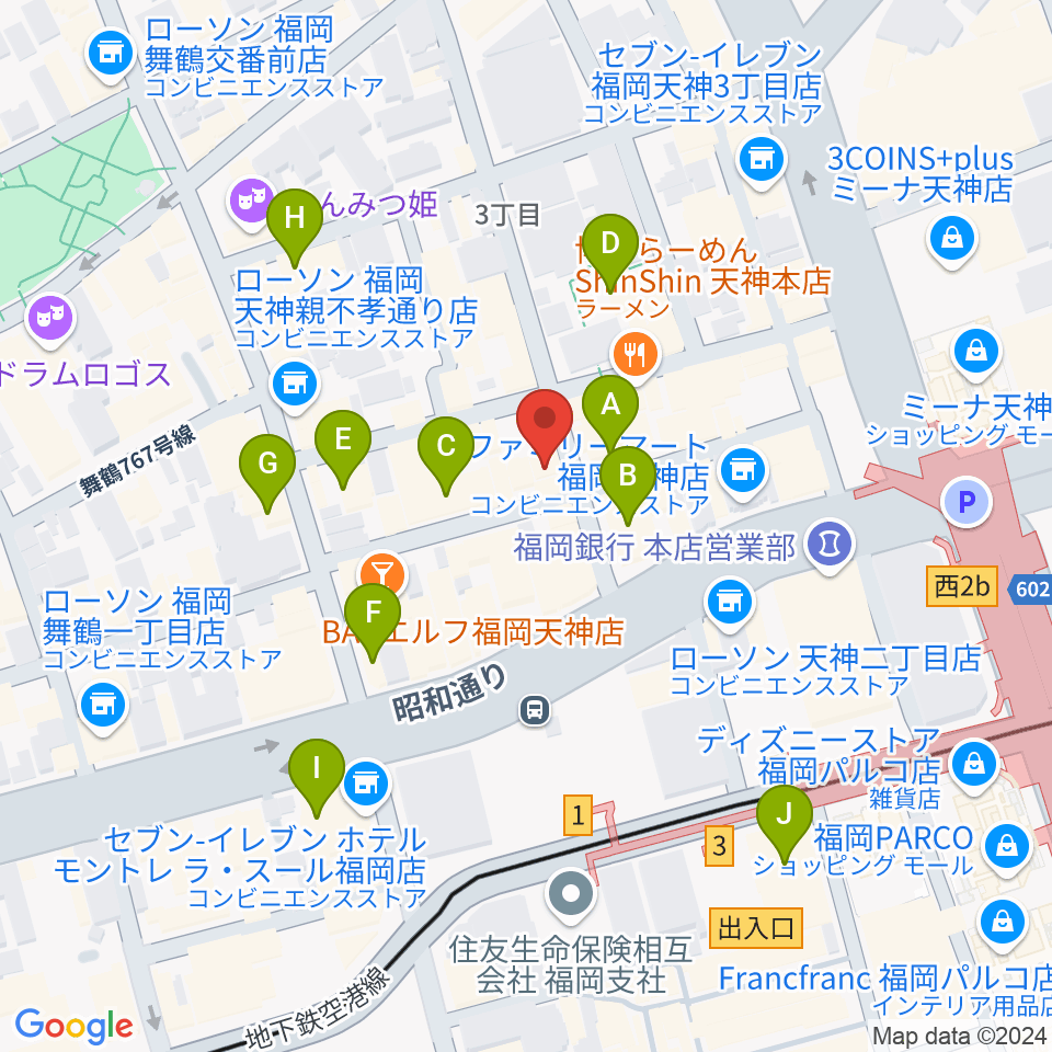 MRTミュージックスタジオ周辺のホテル一覧地図