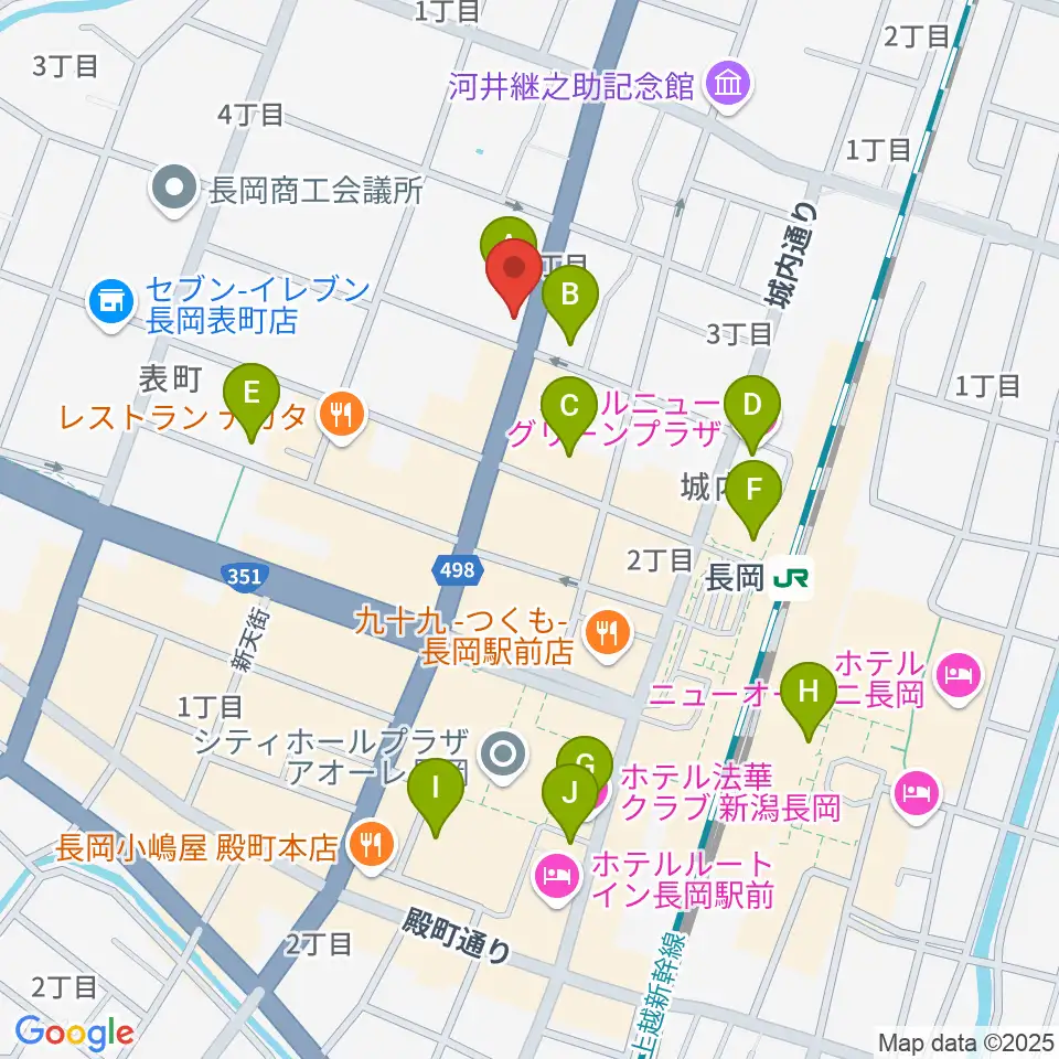 スタジオ・チャオ周辺のホテル一覧地図