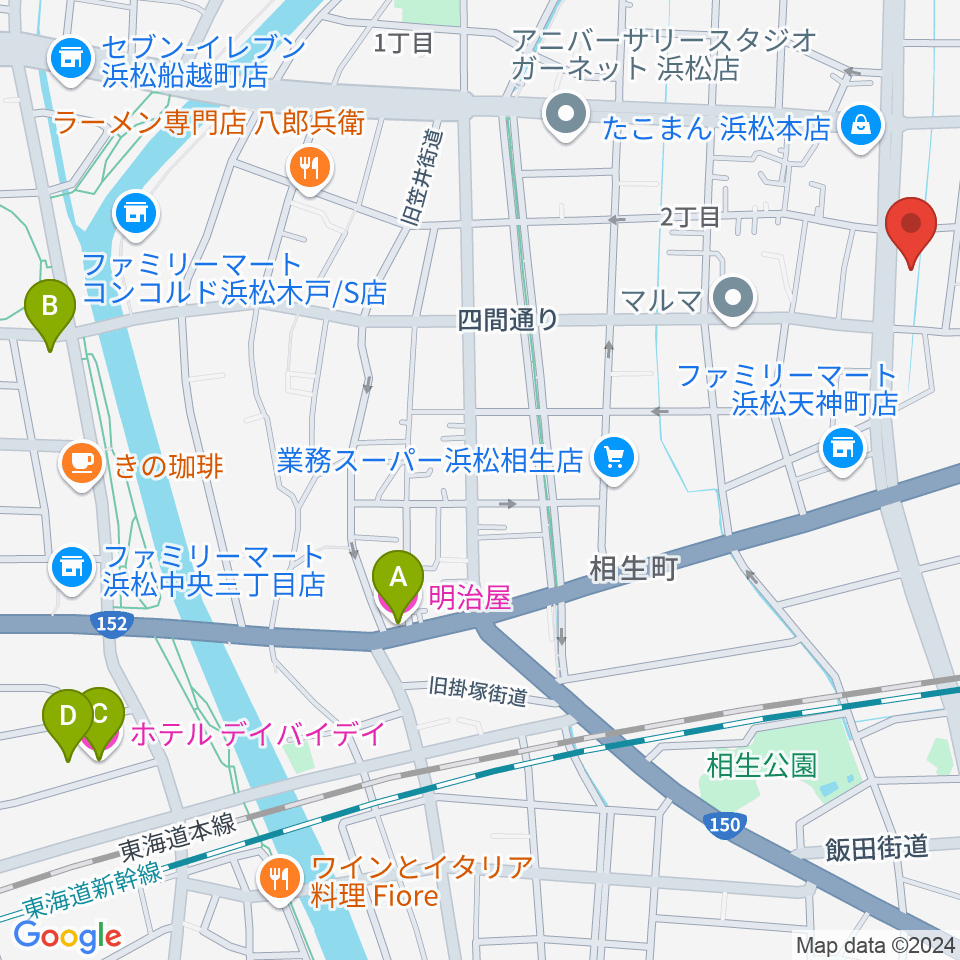 DT-RECORDING STUDIO周辺のホテル一覧地図