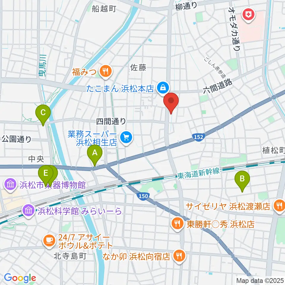 DT-RECORDING STUDIO周辺のホテル一覧地図