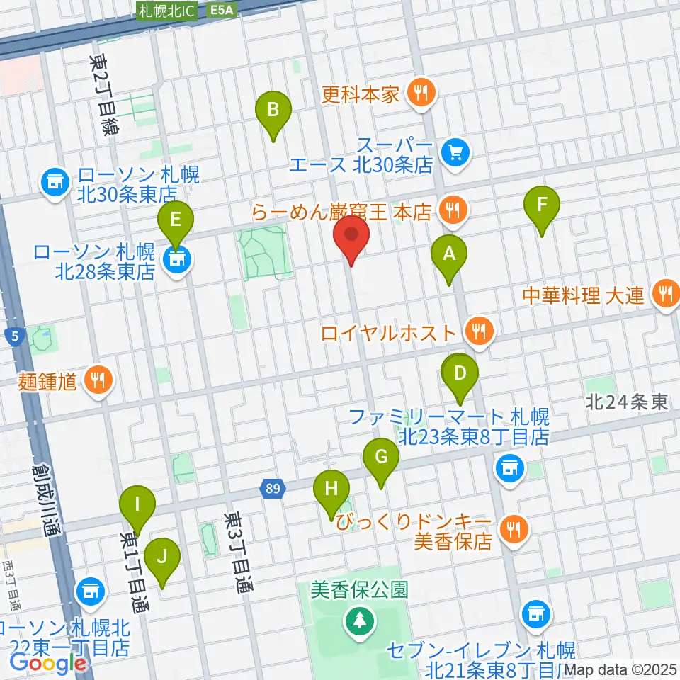 HIT STUDIO周辺のホテル一覧地図