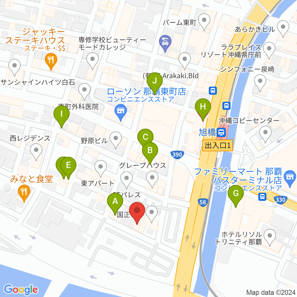 studio HYBRID周辺のホテル一覧地図