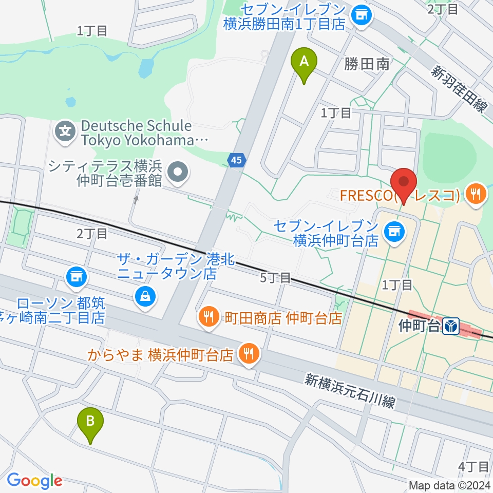 スタジオオーパーツ周辺のホテル一覧地図