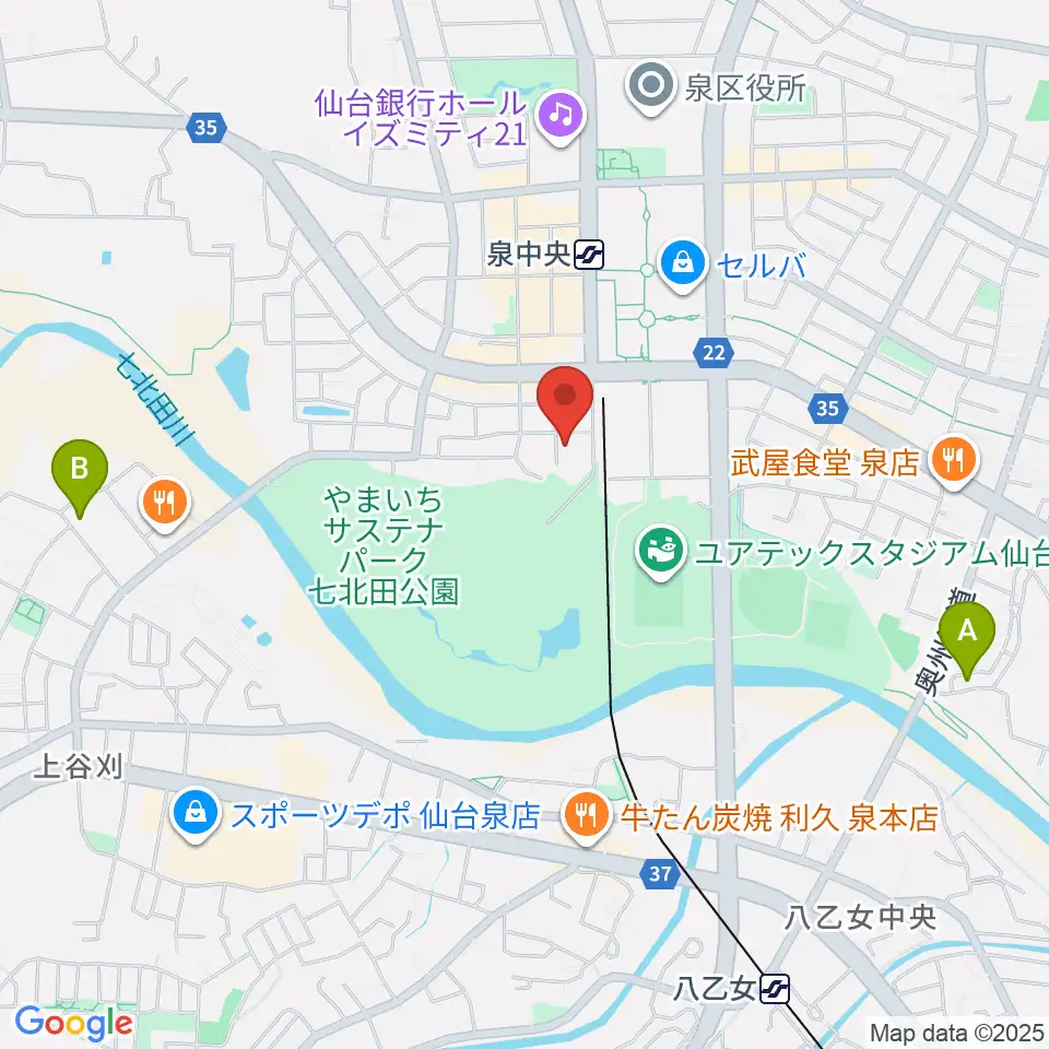 アライミュージックアカデミートゥッティ周辺のホテル一覧地図