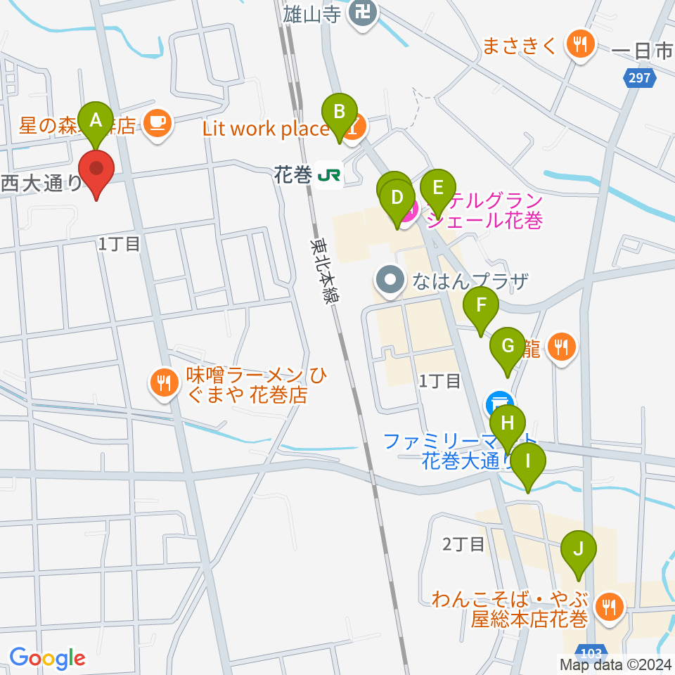 正時堂ピアノハウス周辺のホテル一覧地図