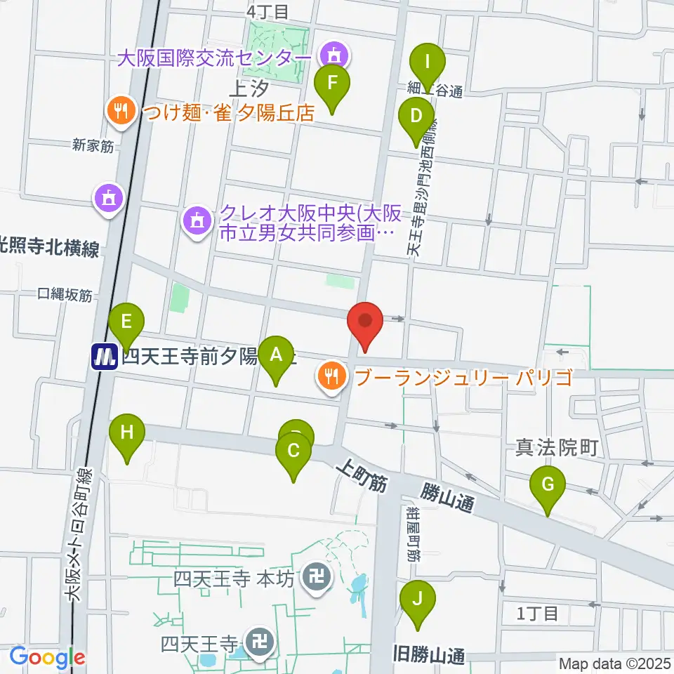 薮内音楽教室周辺のホテル一覧地図