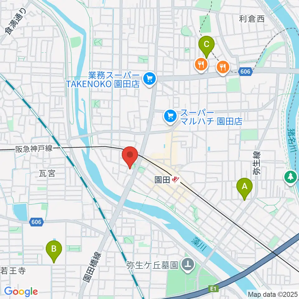 音楽教室アワーズ周辺のホテル一覧地図