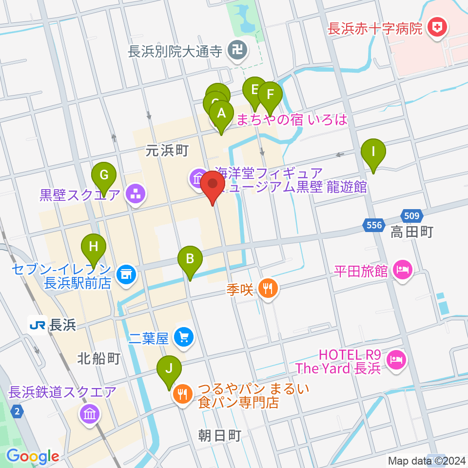 きたむらカワイ音楽教室周辺のホテル一覧地図