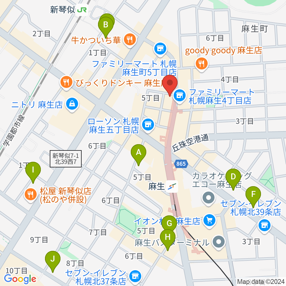 デコ・ミュージック周辺のホテル一覧地図