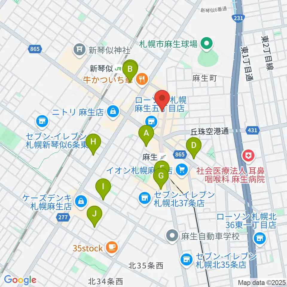 デコ・ミュージック周辺のホテル一覧地図