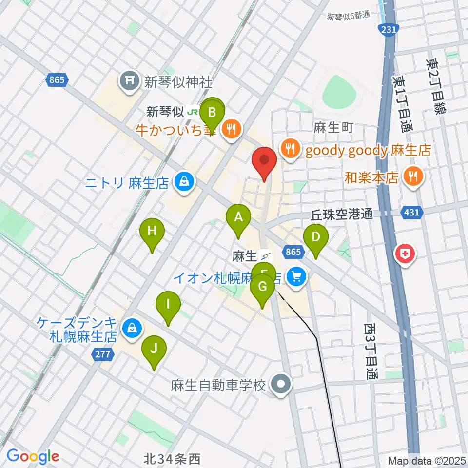 デコ・ミュージック周辺のホテル一覧地図