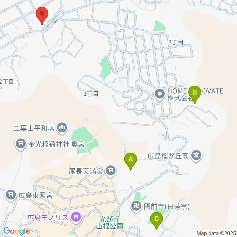 Miu音楽アカデミー周辺のホテル一覧地図