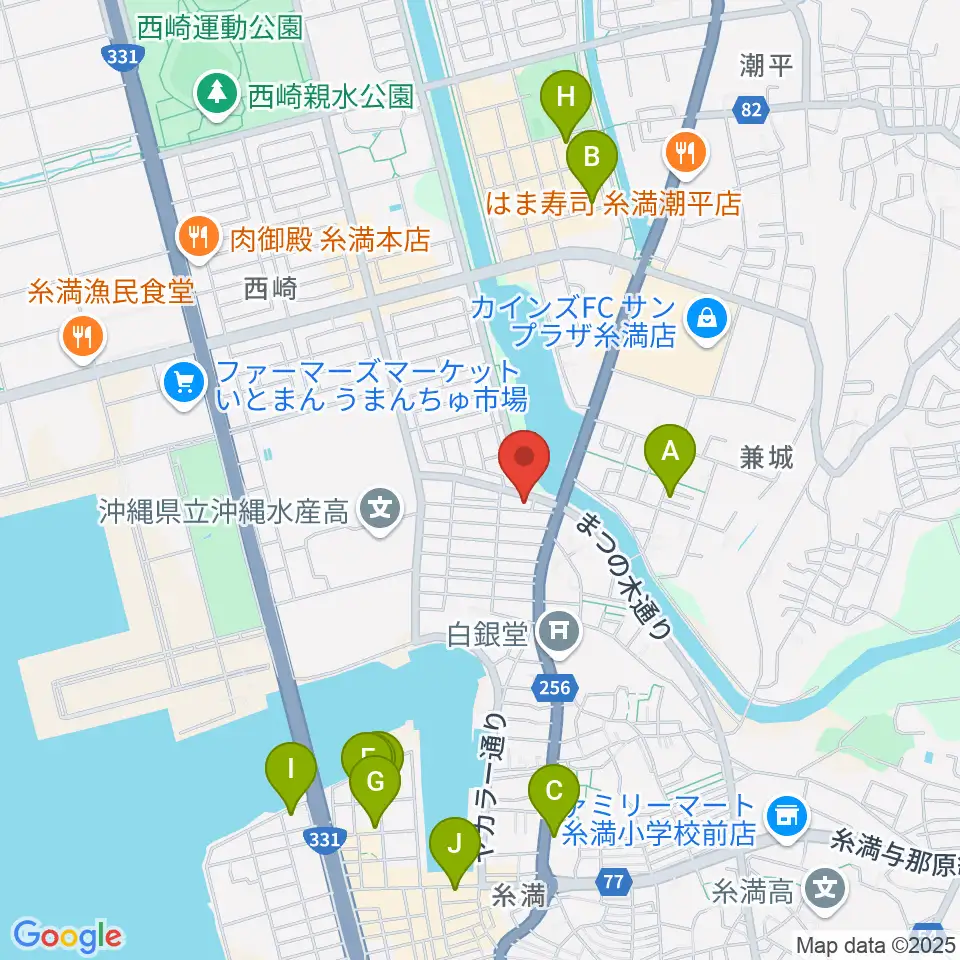森の音楽館周辺のホテル一覧地図