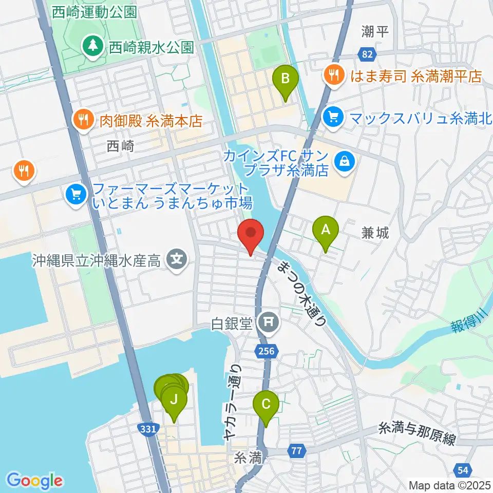 森の音楽館周辺のホテル一覧地図