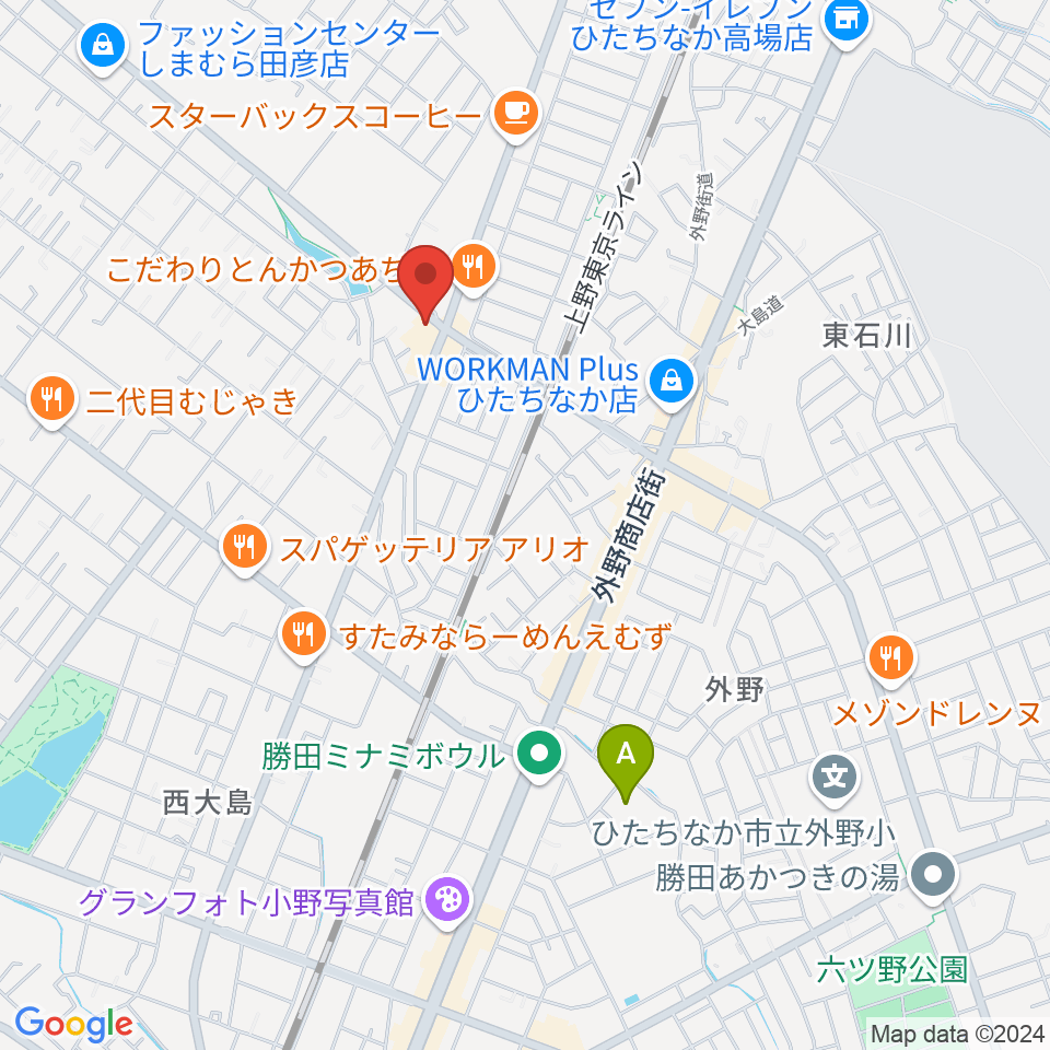 スタジオ音楽工房周辺のホテル一覧地図