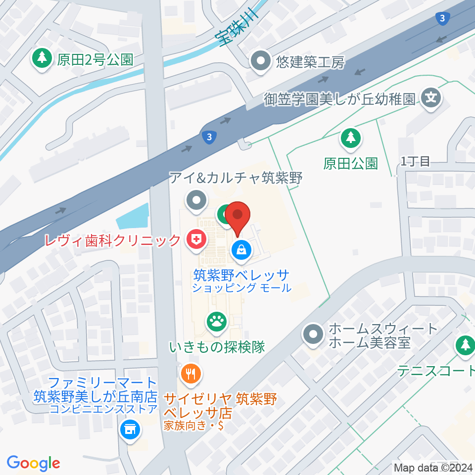 アイ＆カルチャ筑紫野周辺のホテル一覧地図