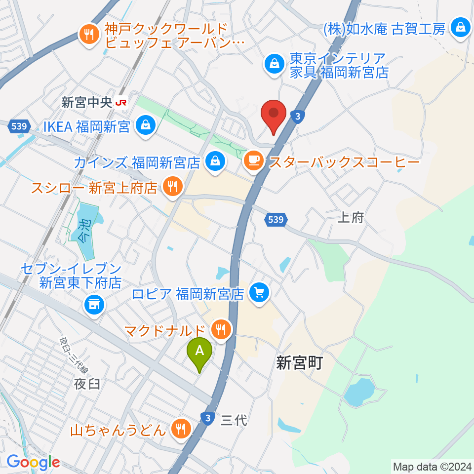 MUSIC STUDIO BEBOP周辺のホテル一覧地図