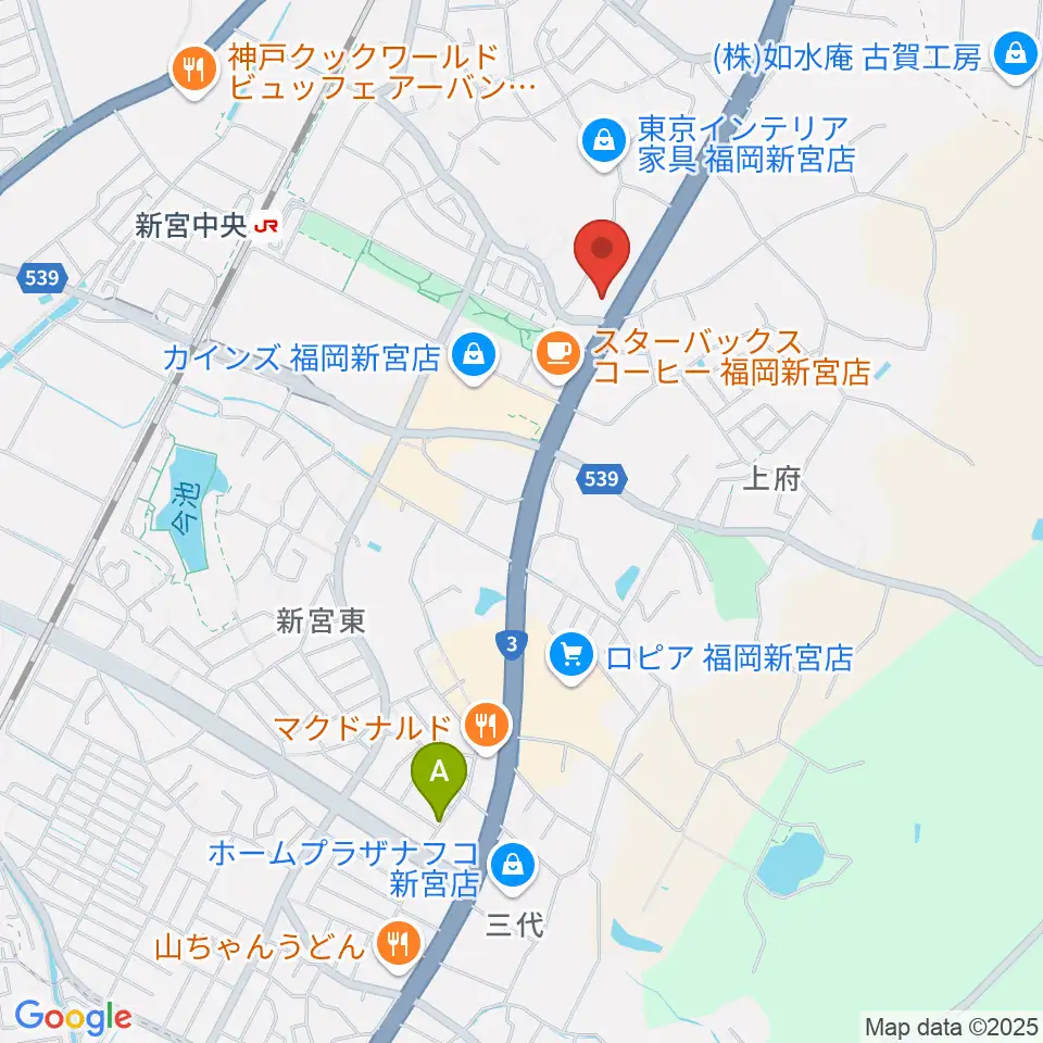 MUSIC STUDIO BEBOP周辺のホテル一覧地図