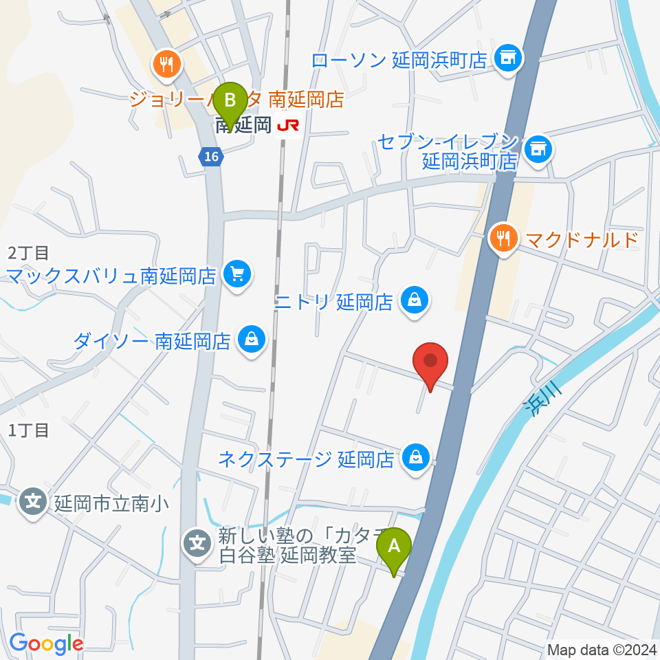 カジオンスタジオ 音楽教室周辺のホテル一覧地図