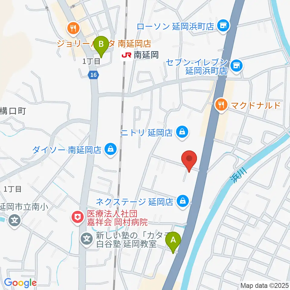 カジオンスタジオ 音楽教室周辺のホテル一覧地図