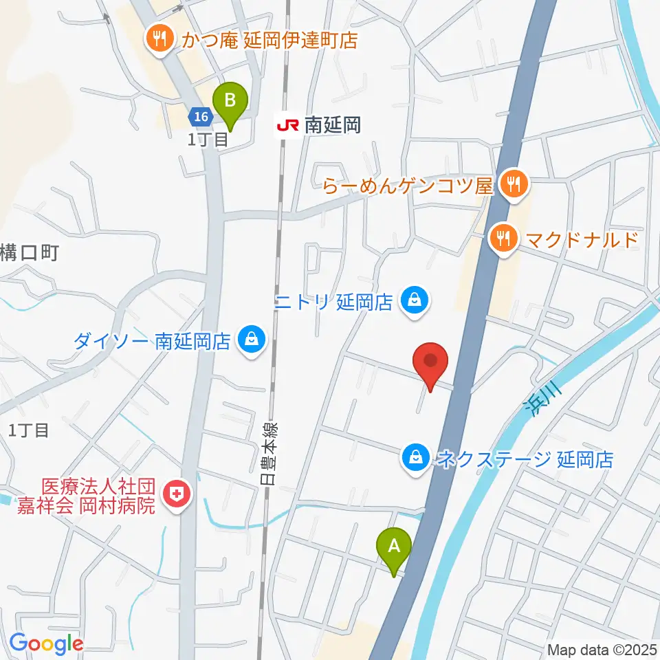 カジオンスタジオ 音楽教室周辺のホテル一覧地図