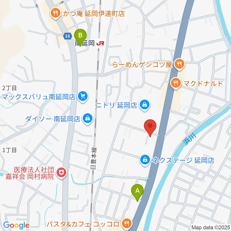 カジオンスタジオ 音楽教室周辺のホテル一覧地図