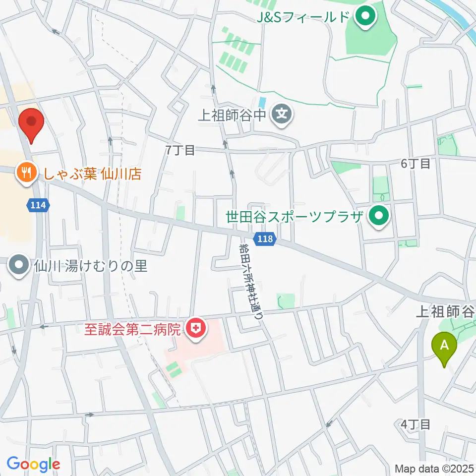 仙川プティレコード周辺のホテル一覧地図
