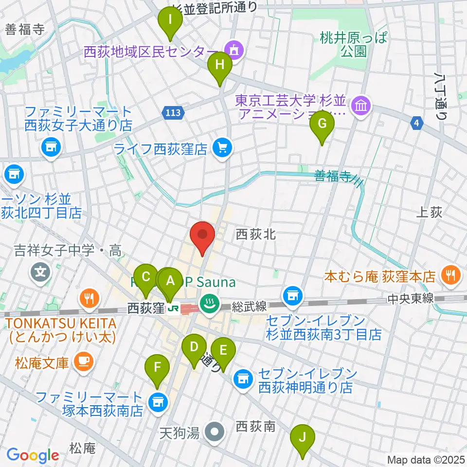 STUDIO UEN周辺のホテル一覧地図