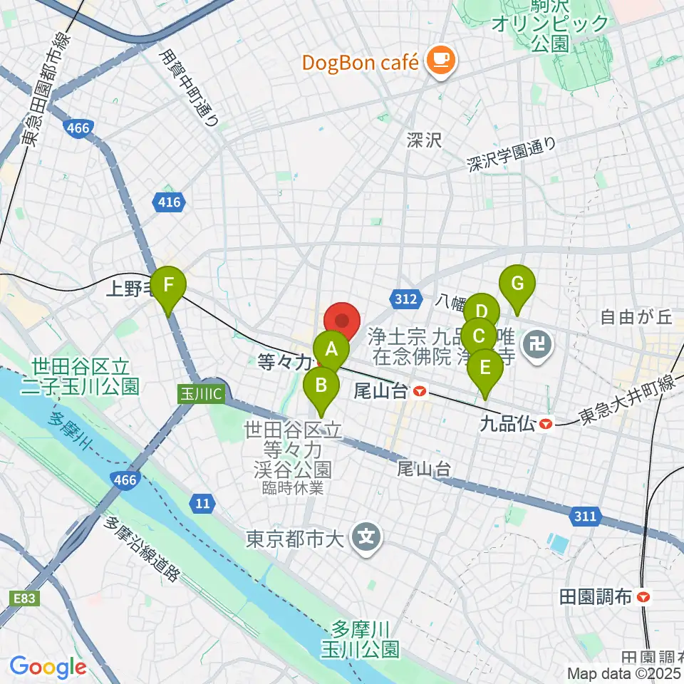 studio LABO周辺のホテル一覧地図