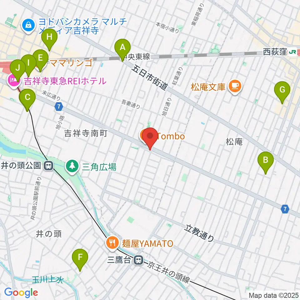 Air GARAGE周辺のホテル一覧地図