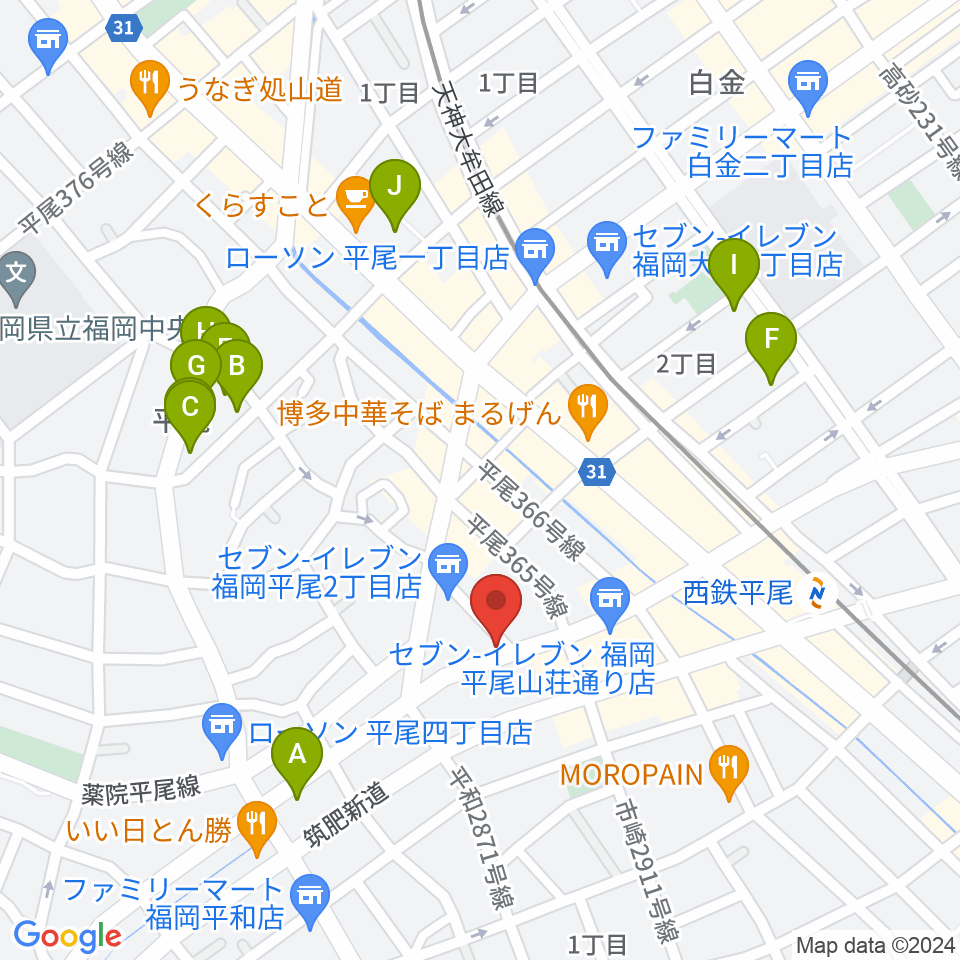 STS STUDIO周辺のホテル一覧地図