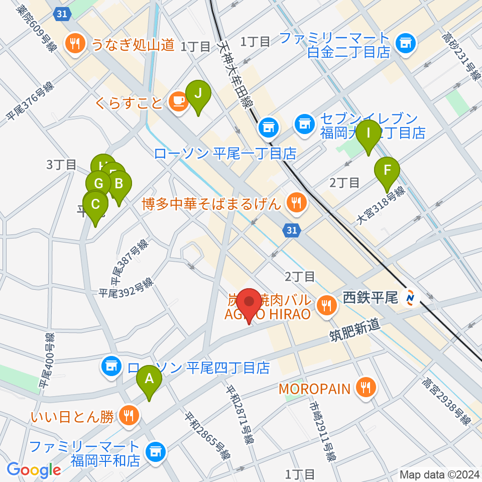 STS STUDIO周辺のホテル一覧地図