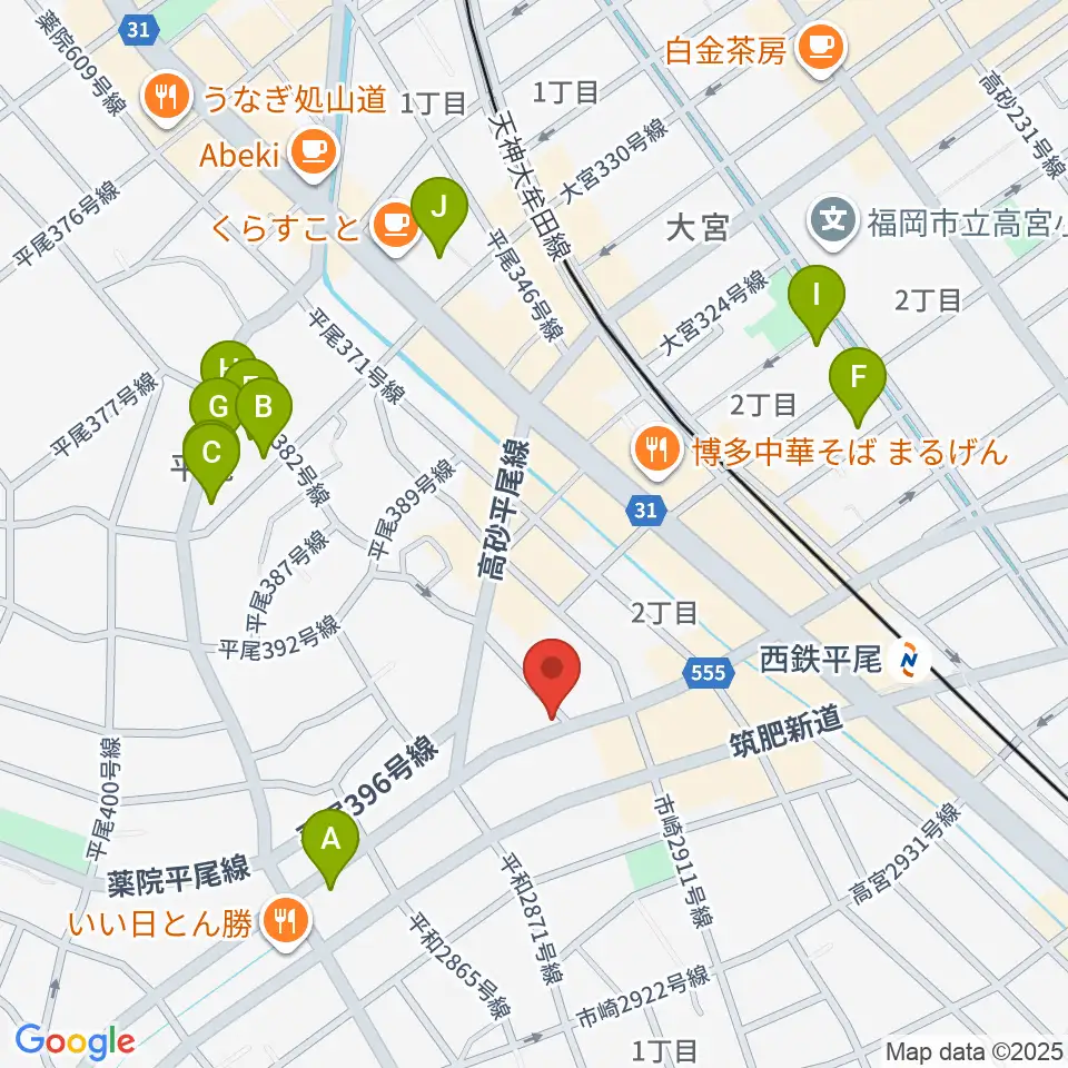 STS STUDIO周辺のホテル一覧地図