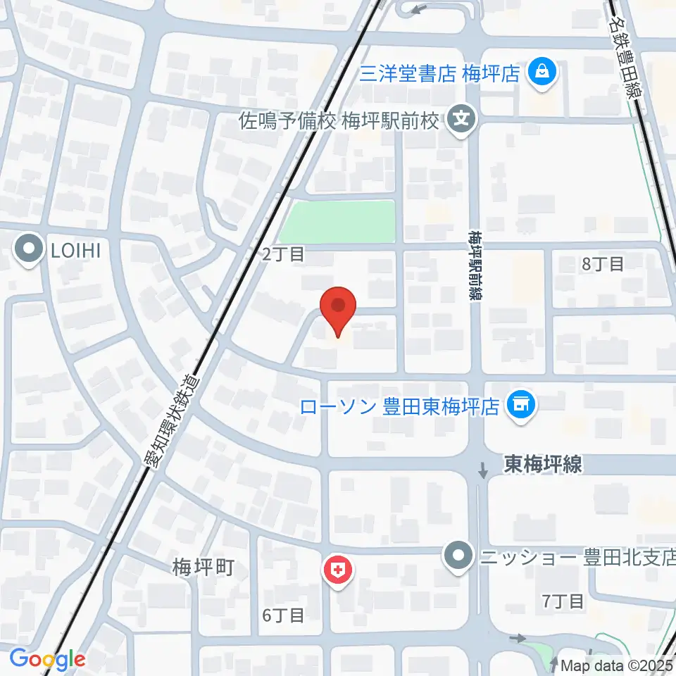 マルショー楽器豊田店周辺のホテル一覧地図