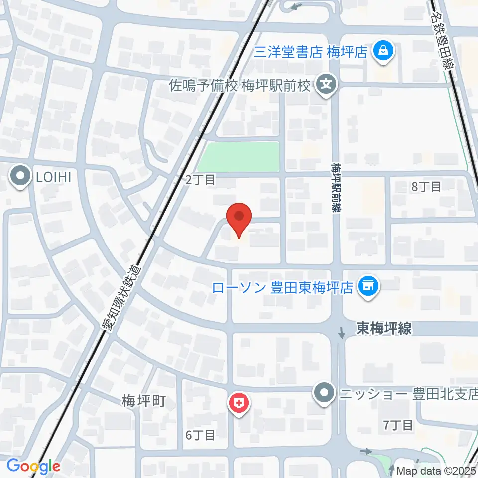 マルショー楽器豊田店周辺のホテル一覧地図