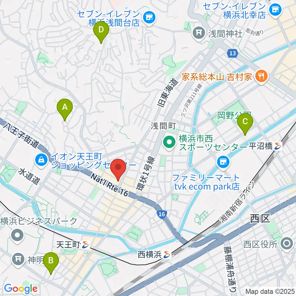 スタジオOUT of DATE周辺のホテル一覧地図
