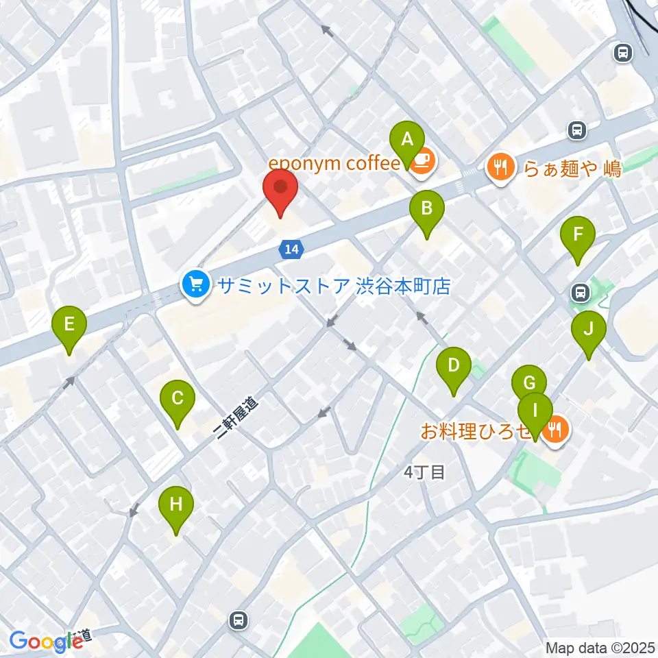 東放学園音響専門学校周辺のホテル一覧地図
