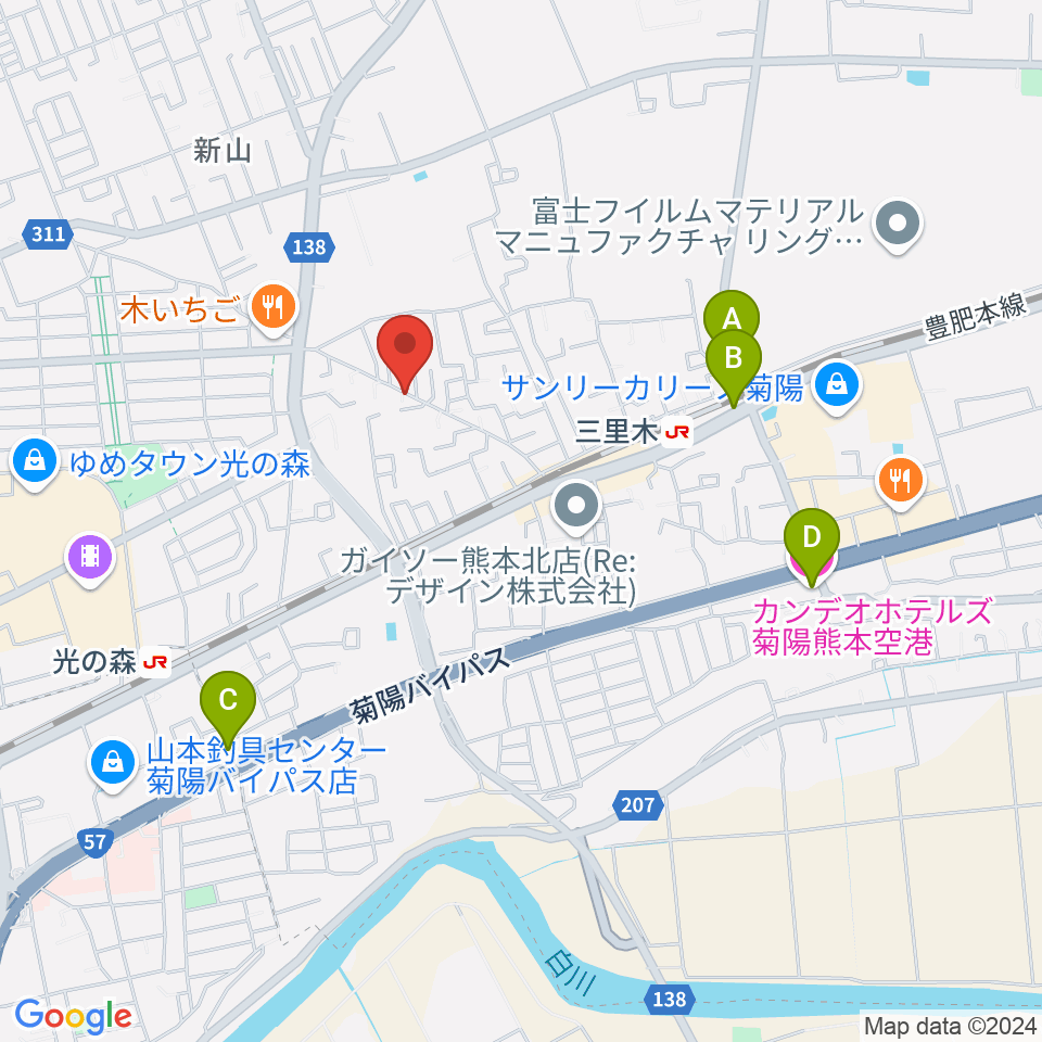 スタジオグリーム周辺のホテル一覧地図