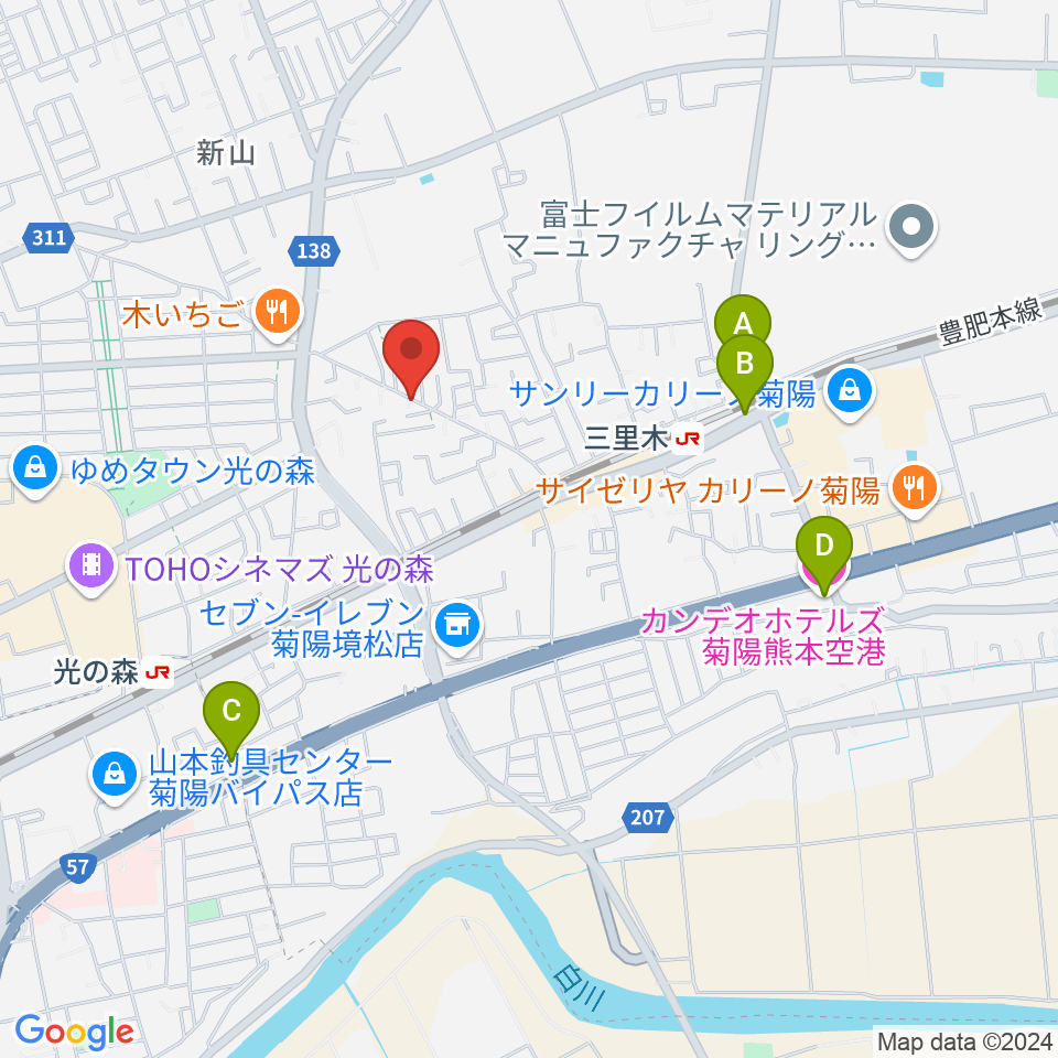 スタジオグリーム周辺のホテル一覧地図