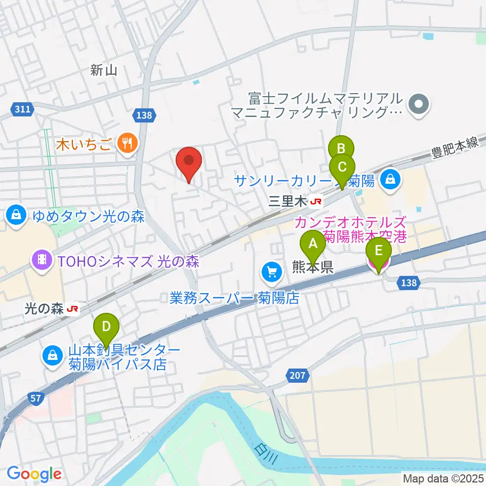 スタジオグリーム周辺のホテル一覧地図