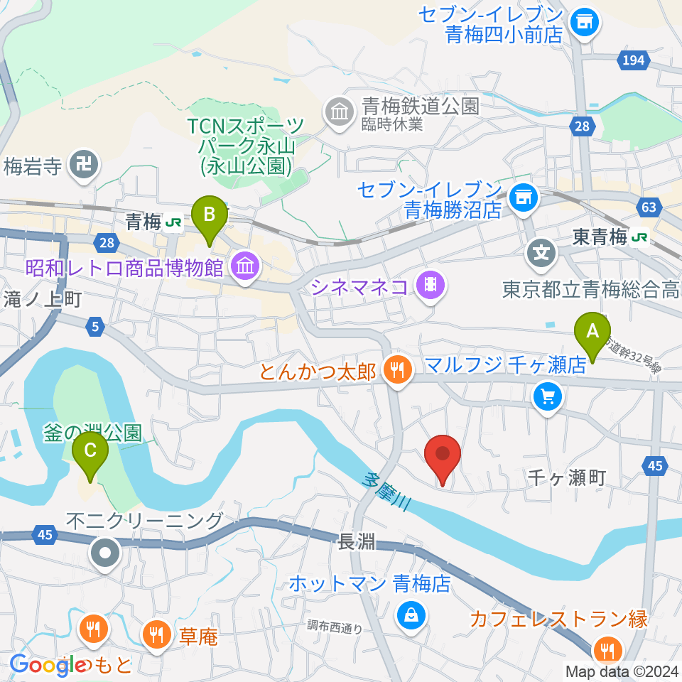 邦声堂周辺のホテル一覧地図