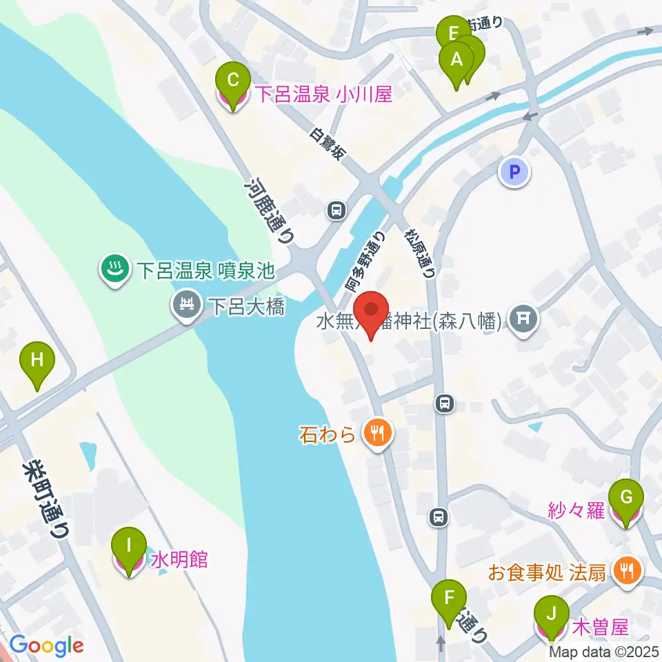 Coo's  クマザキ楽器周辺のホテル一覧地図