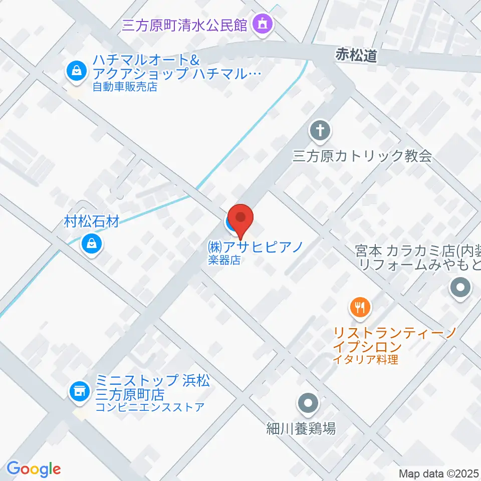 株式会社アサヒピアノ周辺のホテル一覧地図