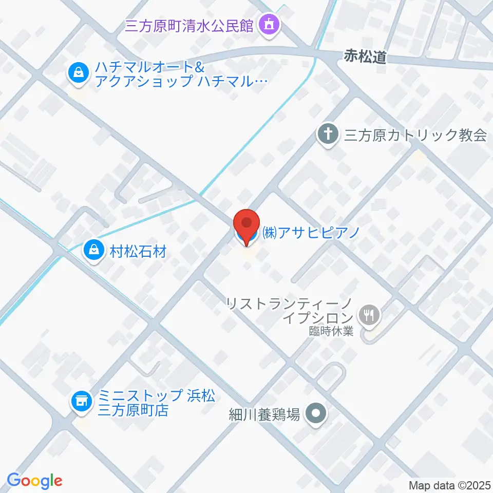株式会社アサヒピアノ周辺のホテル一覧地図