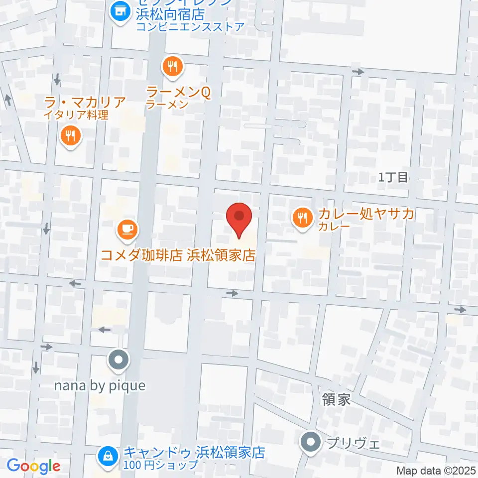 白羽楽器周辺のホテル一覧地図
